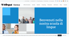 Desktop Screenshot of inlinguaverona.it